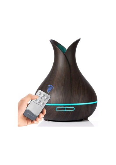 Ultrasonik 500 Ml Hava Nemlendirici Buhar Makinesi Led Işıklı Kumandalı Aroma Difüzörü