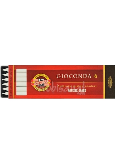 Koh-I-Noor Gioconda Grafit Uç 5.6 X 120 Mm 6Lı 4371 White