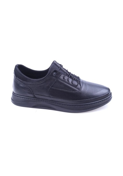 Castle Black 42554 Erkek Hakiki Deri Casual Ayakkabı Siyah Siyah