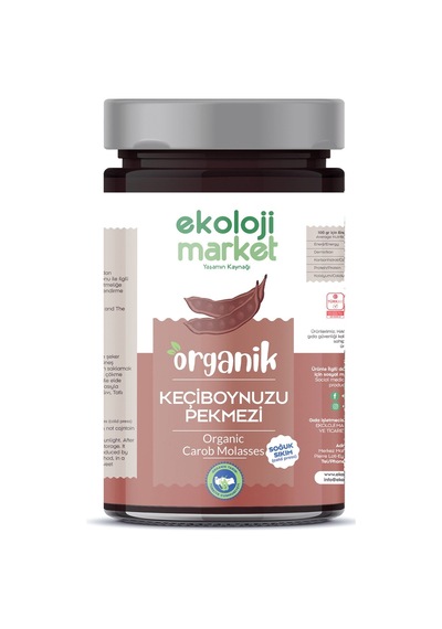 Organik Glutensiz Cold Press Keçiboynuzu Pekmezi 640 Gr.