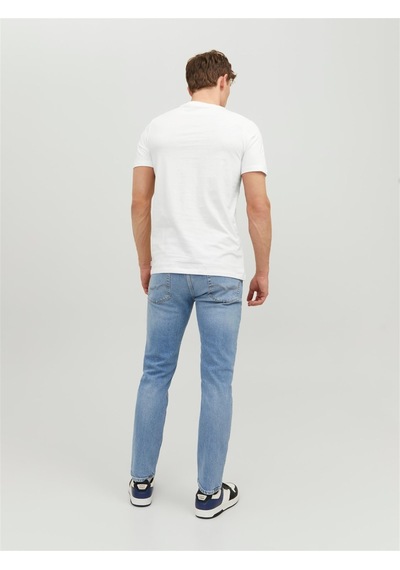 Jack & Jones Jjeorganıc Basıc Tee Ss O-neck Noos White-white Beyaz