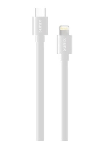 20w Soft Kablo Usb-c/lightning Şarj Ve Data Kablosu Beyaz Sc-11