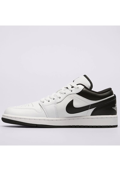Nike Air Jordan 1 Low Leather Sneaker Hakiki Deri Beyaz Erkek Spor Ayakkabı Beyaz