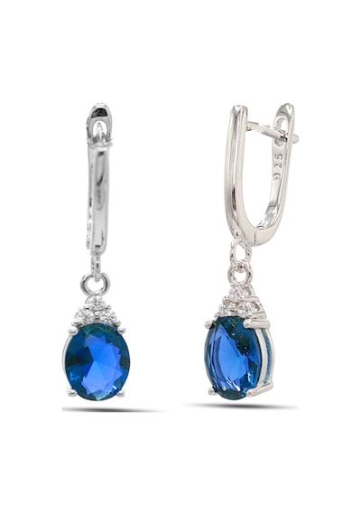 Midyat Nurtaş Gümüş 201021906 Safir Taşlı 925 Ayar Gümüş Üçlü Set
