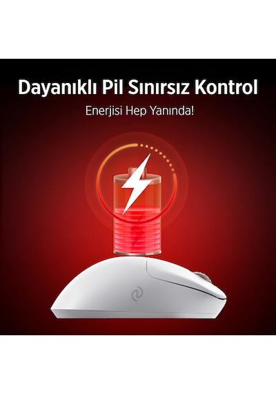 Philips Evnia Spk9418w Kablosuz 12000 Dpı Paw3311 Sensörlü Gaming Oyuncu Mouse Beyaz Spk9418w