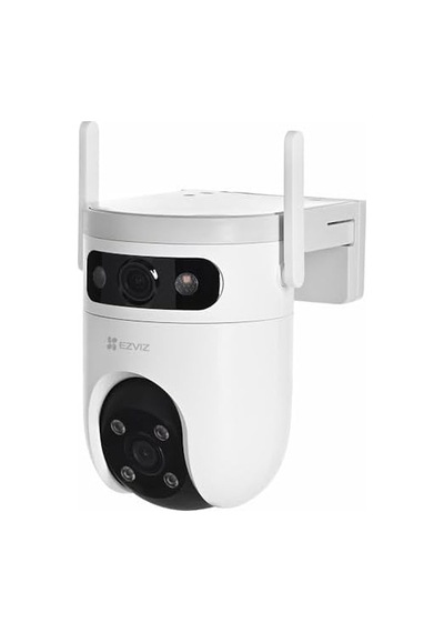 Ezviz Yatay Ve Dikey Hareketli, Dual Lens, Wifi Güvenlik Kamerası Cs-h9c 3mp+3mp 000 Açık Krem