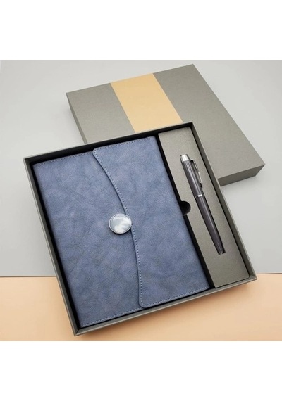 Hubrendy Emin Çizgili Defter Ve Metal Kalem Seti