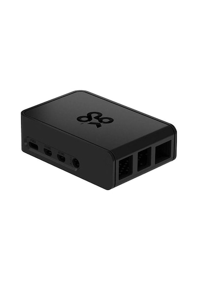 Raspberry Pi 4 Slide Siyah Muhafaza Kutusu
