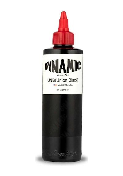 Dynamic Union Black - Siyah Tattoo Dövme Boyası - 8 Oz/240ml