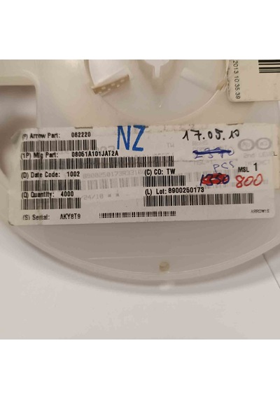 08051a101jat2a 100pf 100v 805 Avx Smd Seramik Kondansatör 850 Adet