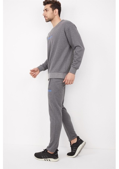 Erkek Spor Açık Gri Oversize Sweatshirt Takım-3859 Açık Gri Erkek Spor Açık Gri Oversize Sweatshirt Takım-3859 Açık Gri