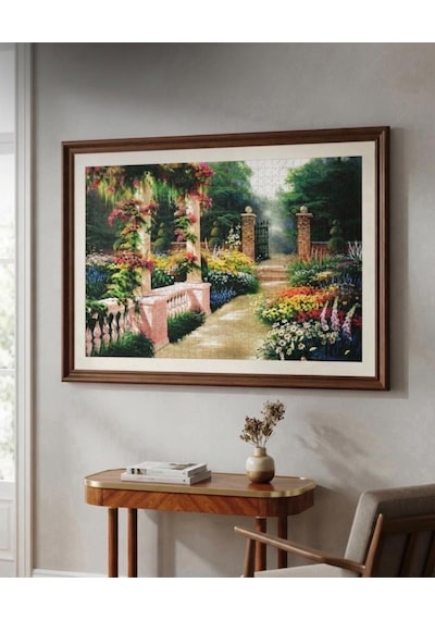 Modern Roma Ve Botanik Bahçesi İkili Set - 1000 + 500 Parça İkili Puzzle Seti