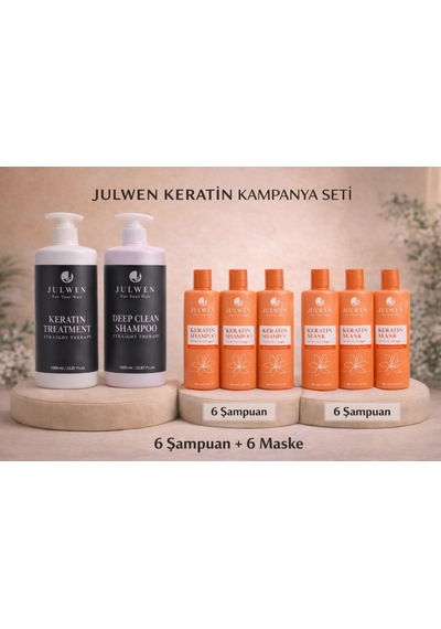Julwen Altın Keratin Set Bakım
