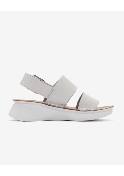 Clarks Velhill Strap Kadın Beyaz Sandalet 26170824 Beyaz