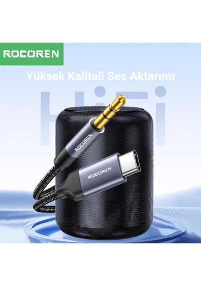 Tr Type-c To 3.5mm Jack Aux Hi-fi Dac Ses Kablosu 1 Metre