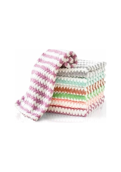 Yumuşak Doku Mikrofiber Temizlik Bezi, Süper Emici, 3 Adet Açık Bej