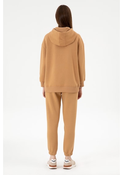 U.S. Polo Assn. Kadın Camel Şardonlu Jogger Eşofman Altı 50313581-VR015