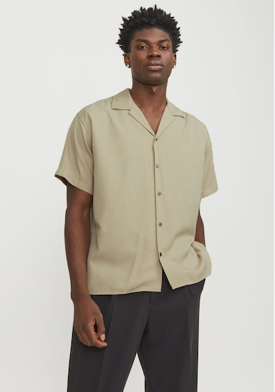 Jack & Jones Erkek Rahat Kesim Kısa Kollu Gömlek - Caaron 12251027 Fields Of Rye Kahverengi Jack & Jones Erkek Rahat Kesim Kısa Kollu Gömlek - Caaron 12251027 Fields Of Rye Kahverengi