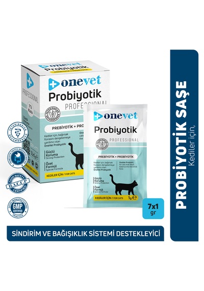 Onevet Probiyotik Saşe 7x1 Gr Kediler İçin Sindirim Destekleyi...