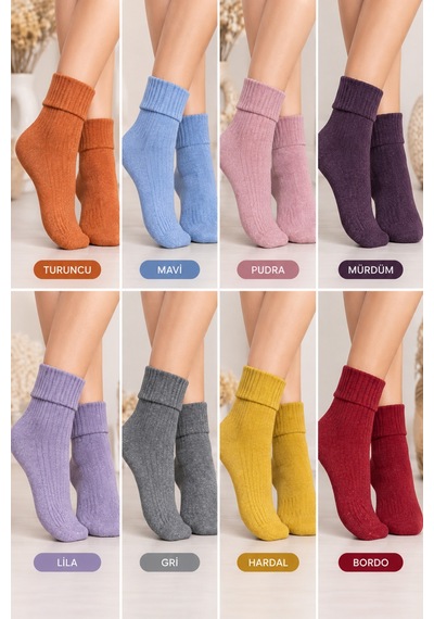 Brem Exclusive 8'li Çorap Set Çok Renkli
