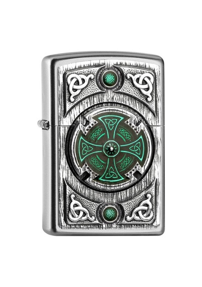 Zippo 205 Celtic Green Cross Çakmak