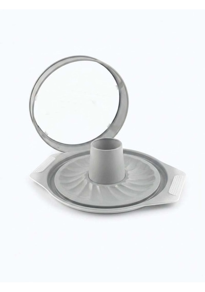 Kelepçeli Kek Ve Pasta Kalıbı - Seramik Kaplama Krem