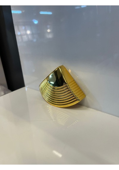 Shell Metal Kulp 64mm Altın Dolap Kapak Tv Ünite Mutfak Modern Çekmece Mobilya Kulbu Gold Komidin