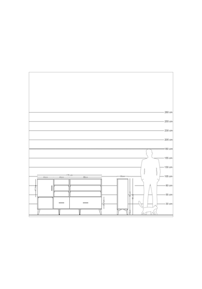 Arges Konsol 8 Raflı 2 Çekmeceli Tek Kapaklı 176x30x99 Antrasit-antrasit Antrasit - Antrasit Arges Konsol 8 Raflı 2 Çekmeceli Tek Kapaklı 176x30x99 Antrasit-antrasit Antrasit - Antrasit