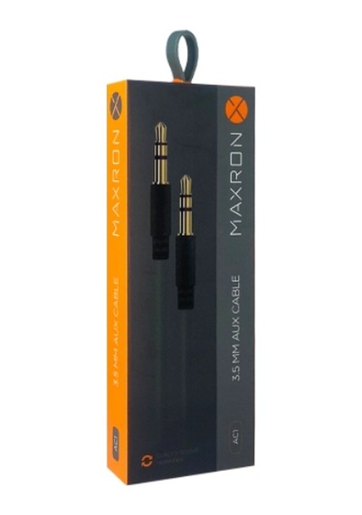 Toptan Maxron Ac1 3.5mm Aux Kablo