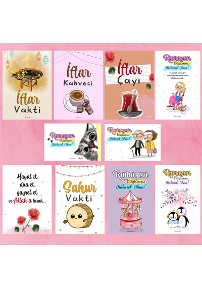 Ramazan Motivasyon Kartları