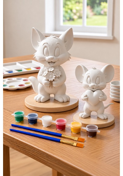 Tom Ve Jerry Boyama Seti Eğitici Boyama Ve Hobi Seti2