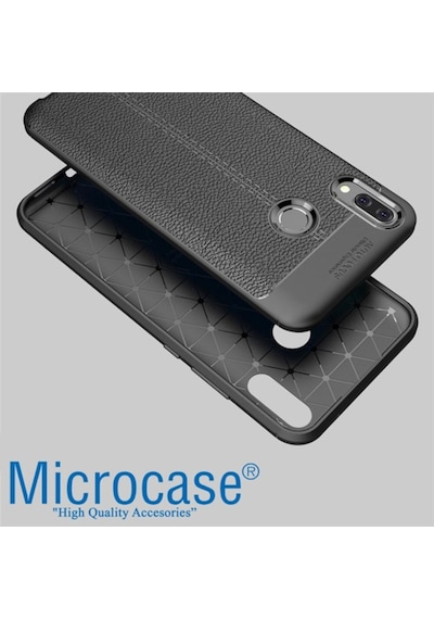 Huawei P Smart 2019 Leather Serisi Silikon Kilif + Cam (Seç) 342634006