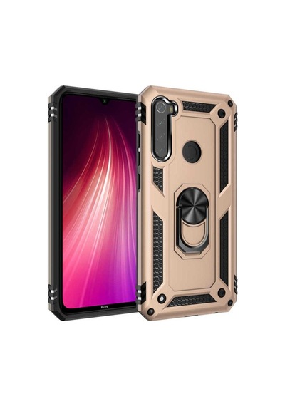 Xiaomi Redmi Note 8 Kılıf Zore Vega Kapak Gold