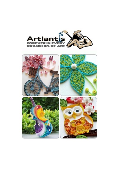 Quilling Seti 5 Mm İnce 3 Paket Quling Kağıt Katlama Kıvırma Sanatı Telkari Kuiling Karışık Renkli