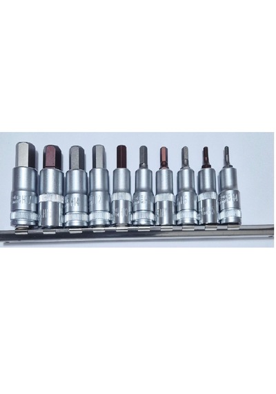 Rico 1/2 Kısa Allen Lokma Takımı Cr-v 10 Parça