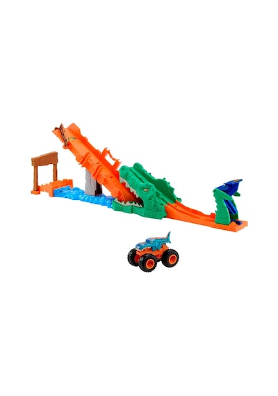 Hot Wheels Monster Trucks Timsahı Devir Oyun Seti Jjn45 Çok Renkli