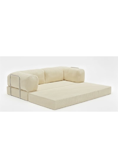 Herev 200x200 Cm 50 Dns Modüler Köşe Koltuk Fitilli Kadife Kumaş, Yatak Olabilen, Modern Tasarım Şark Köşe Krem Herev 200x200 Cm 50 Dns Modüler Köşe Koltuk Fitilli Kadife Kumaş, Yatak Olabilen, Modern Tasarım Şark Köşe Krem