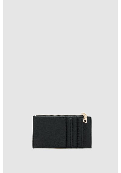 Shule Bags Linn Dokulu Kadın Kartlık Siyah