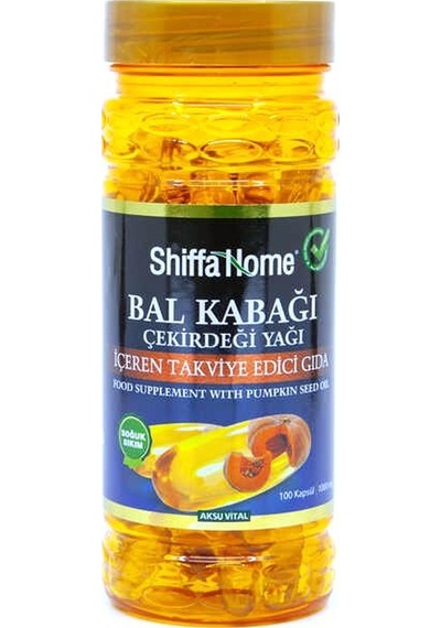 Bal Kabağı Çekirdeği Yağı Softjel