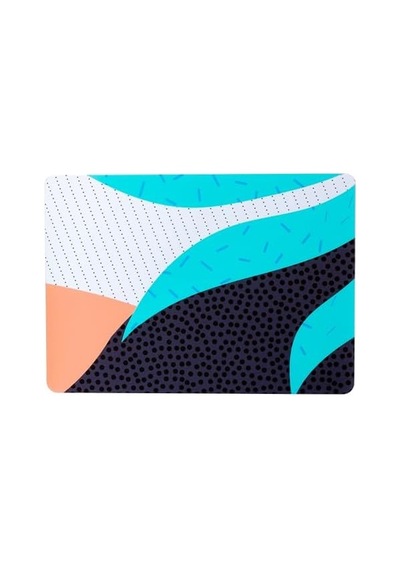Macbook Air 13.6 İnç Desenli Kılıf A2681 A3113 A3240 A3449 M2 M3 M4 M5 Uyumlu İnce Sert Kapak Hard Case Turkuaz