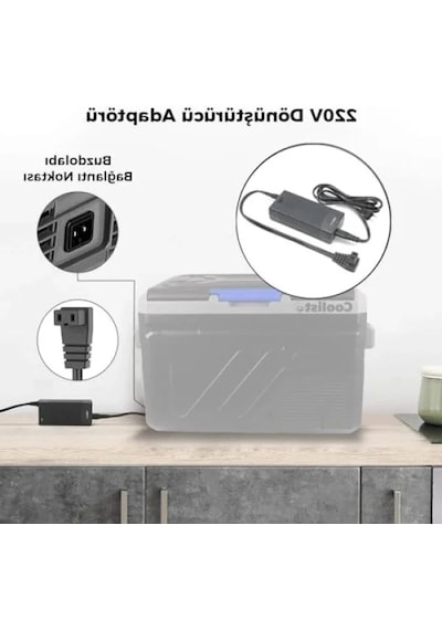 220v Ac'den 12v Dc'ye Dönüştürücü Adaptör İle Araç Buzdolaplarını Güçlendirin