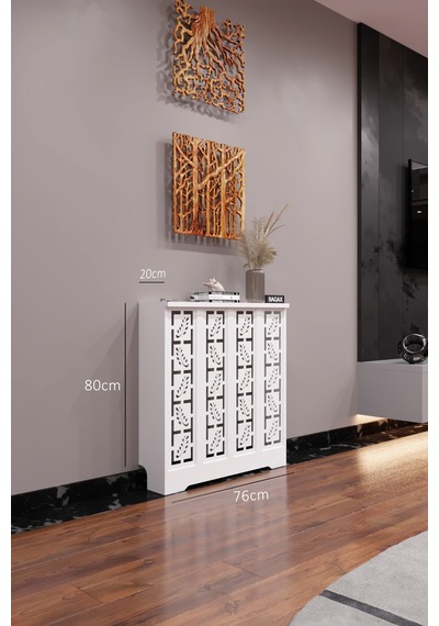 Dekoratif Petek Dolabı Kalorifer Peteği Kapatma Ünitesi Modern Tasarım İç Ölçü 76 Cm Dış Ölçü 80 Cm Petek 76 Beyaz D10 Dekoratif Petek Dolabı Kalorifer Peteği Kapatma Ünitesi Modern Tasarım İç Ölçü 76 Cm Dış Ölçü 80 Cm Petek 76 Beyaz D10