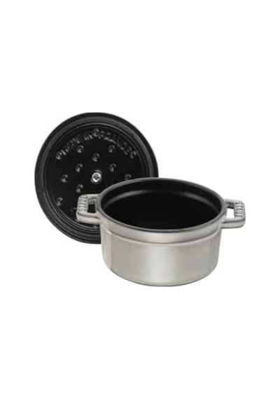 La Cocotte Mini Döküm Tencere, 10 Cm, Gri 12v