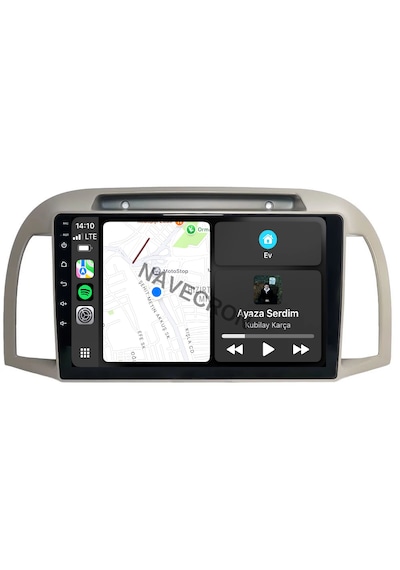 Nıssan Mıcra 2003-10 9" Uyumlu Androıd Multimedya Gerçek 2/32 Kablosuz Carplay Geri Görüş Kameralı 9"