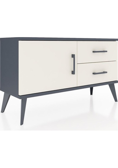 Arges Şifonyer Tek Raflı 2 Çekmeceli Tek Kapaklı 88x30x48 Antrasit-aytaşı Aytaşı Arges Şifonyer Tek Raflı 2 Çekmeceli Tek Kapaklı 88x30x48 Antrasit-aytaşı Aytaşı