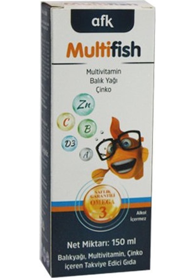 Afk Multi Fish Şurup 150 ML