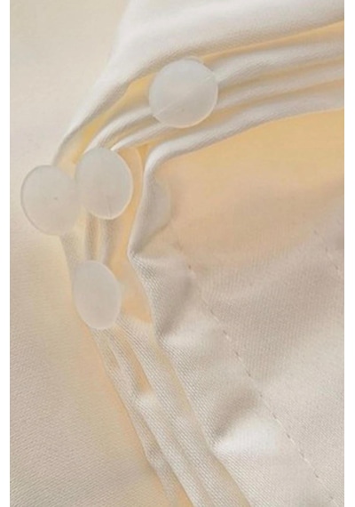 Lisse Home Saten Güneşlik Perde 270 x 190 CM Ekru