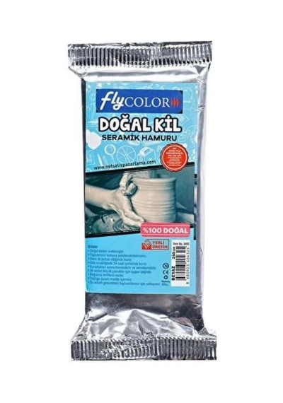 Fly Color Seramik Hamuru Kil 250 Gr Beyaz