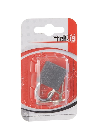 Tek-iş 524164 Asma Kilit Gri Döküm, Gri, 25mm