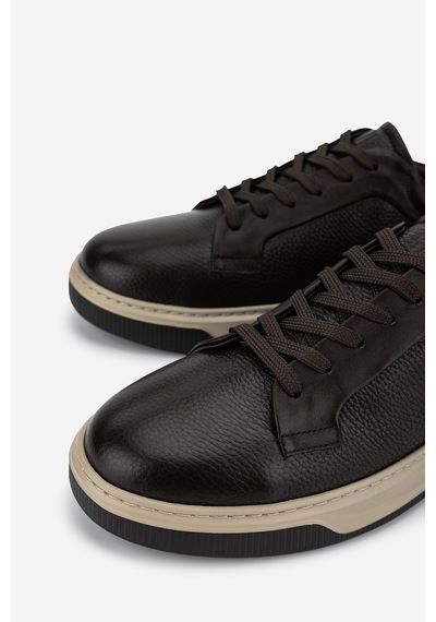 Valmenti Erkek Hakiki Deri Kahverengi Sneakers & Spor Ayakkabı 1212 2504 Erk Ayk Y26 Khv Fltr/khv Met